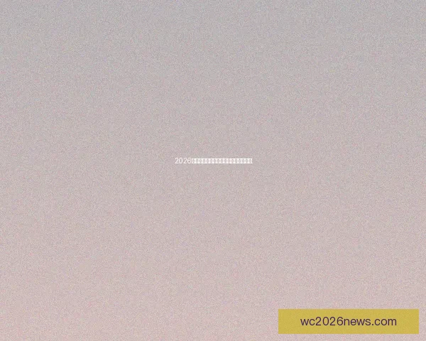 2026世界杯决赛前瞻与精彩赛事全解析指南